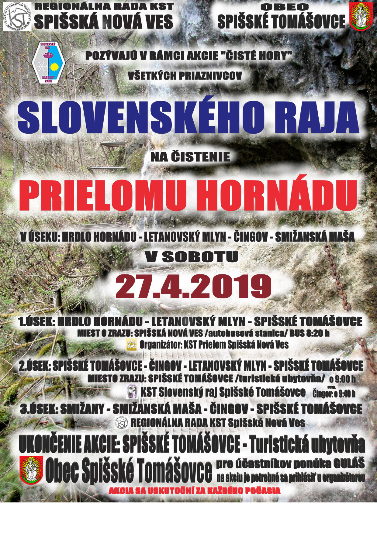 Cistenie prielomu Hornadu Plagat